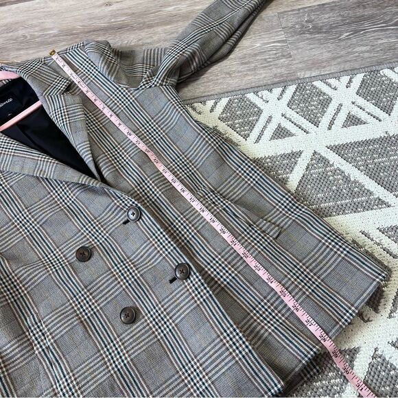 Madewell Caldwell Double-Breasted Blazer in Menswear Plaid women’s size M - Picture 3 of 7